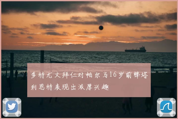 多特尤文拜仁对帕尔马16岁前锋塔利恩特表现出浓厚兴趣