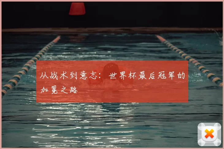从战术到意志:世界杯最后冠军的加冕之路