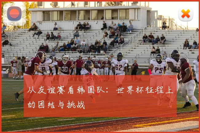 从友谊赛看韩国队：世界杯征程上的团结与挑战