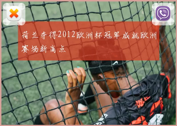 荷兰夺得2012欧洲杯冠军成就欧洲赛场新高点